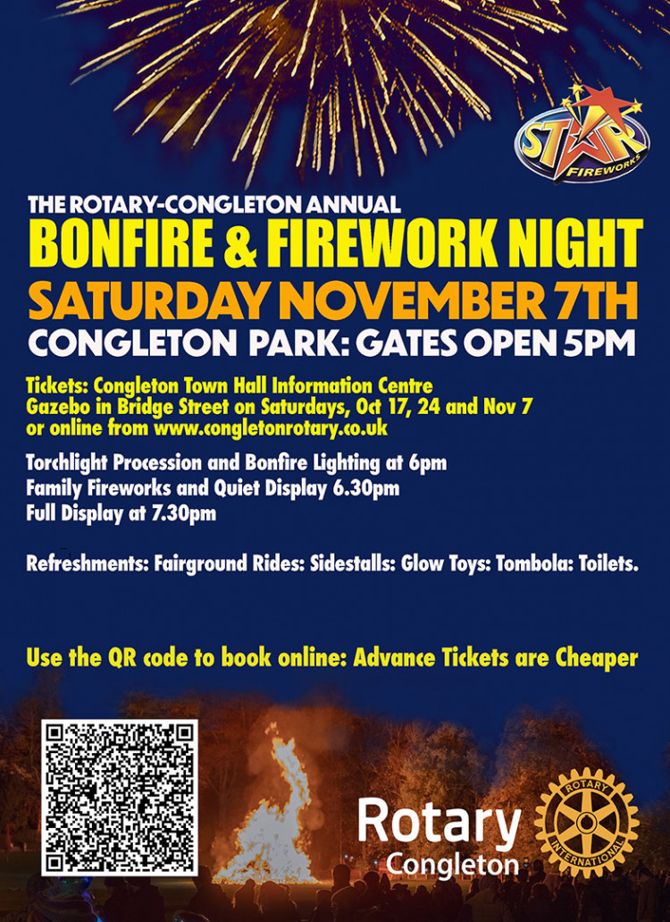 Rotary Bonfire and Fireworks