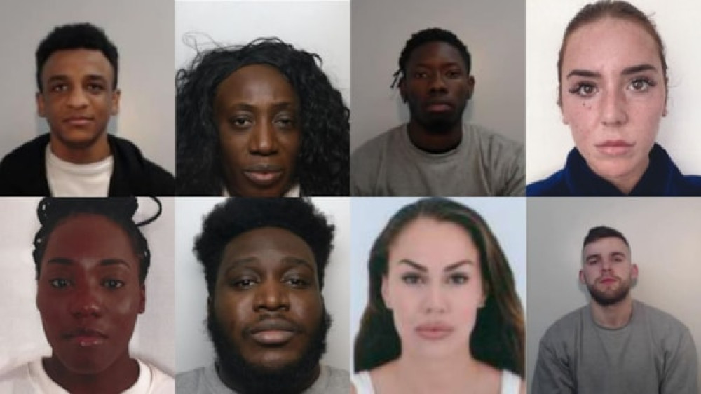 The faces of those involved in the conspiracy (image via NCA)