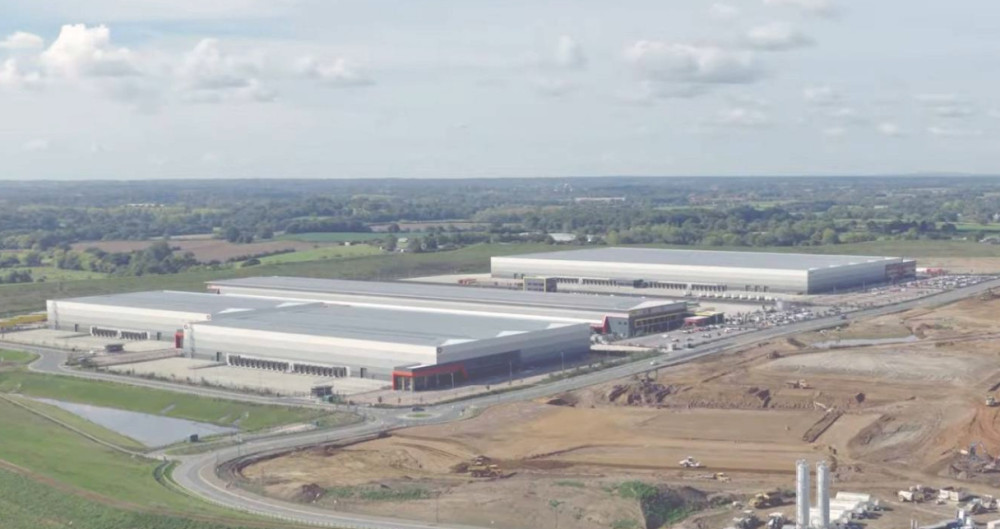 An artist's impression of the proposed industrial site (image via planning application)