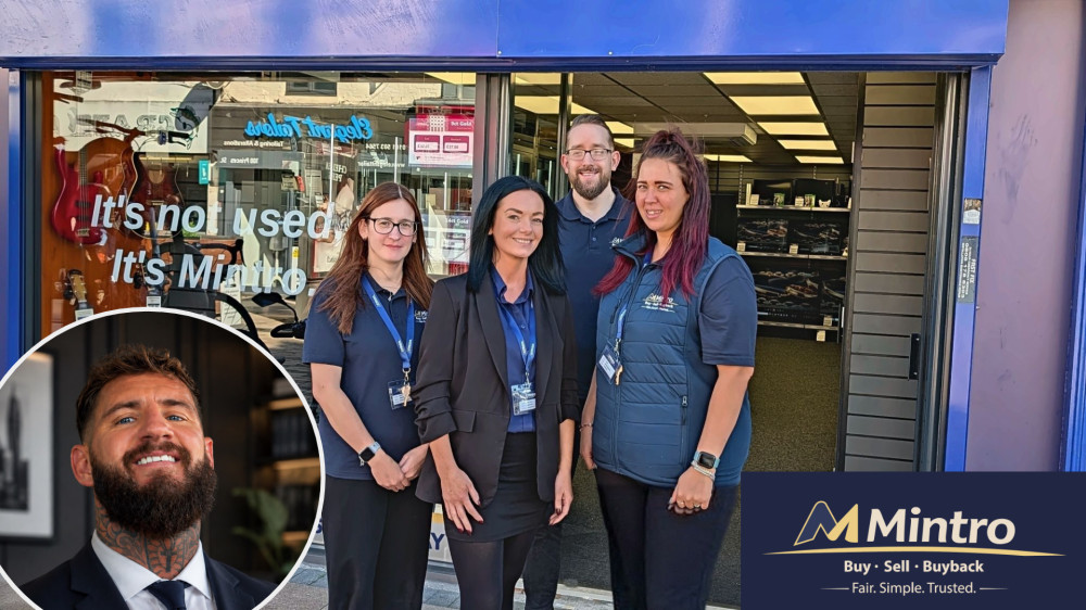 James Moore was born in a Reddish terrace - he started on the shop floor of a high street store in 2009, aged 20, and bought his first shop in 2017 (Images supplied)