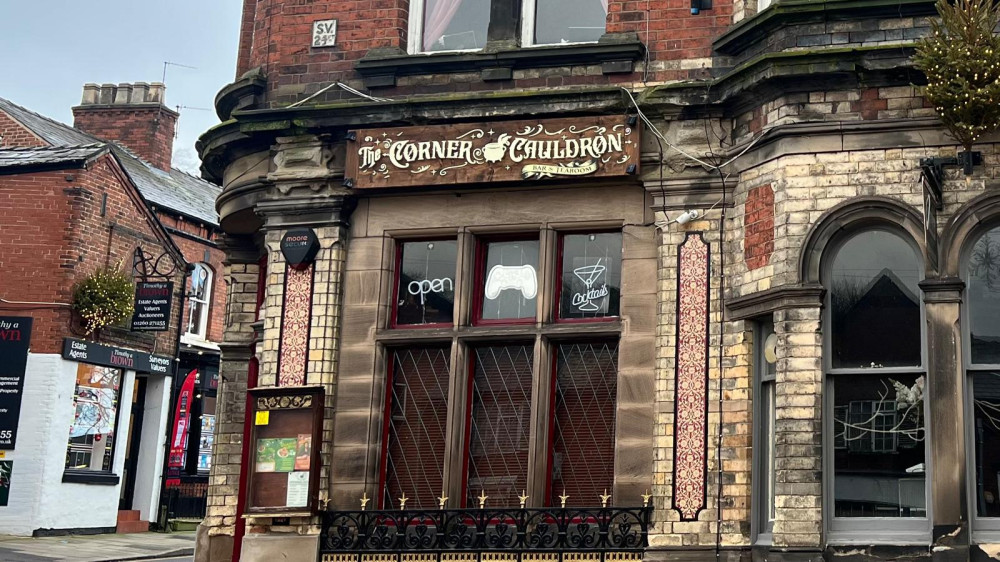 The Corner Cauldron Bar and Tearoom in Congleton is set to close for good (Credit: Nub News)
