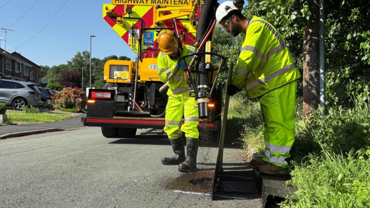 'This work is also helping to reduce the wider backlog of repairs that has built up over many years' says Cllr Peter Mason, Cabinet Member for Strategic Highways at Staffordshire County Council (image via Staffordshire County Council)