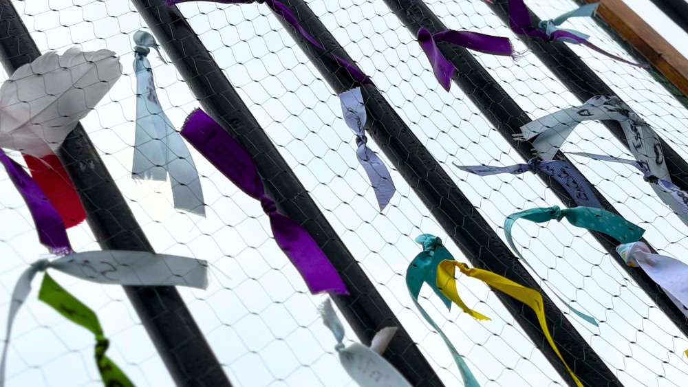 St Michael's Church in Macclesfield will host a ribbon display as part of Sands' Baby Loss Awareness Week (Credit: Supplied)