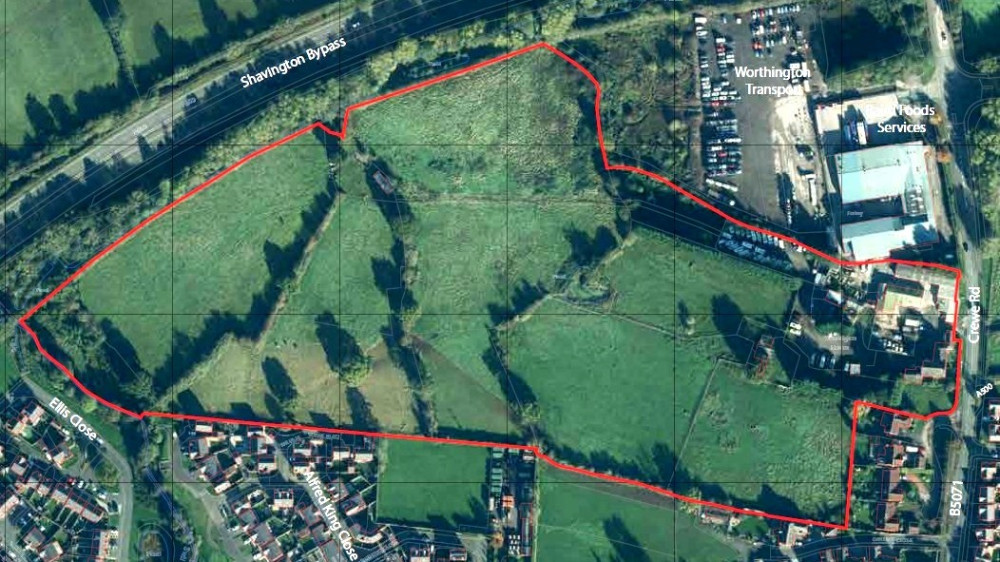 Colin and Geraldine Silvester have applied to Cheshire East for permission to build the dwellings on land west of Crewe Road (Photo: Google).