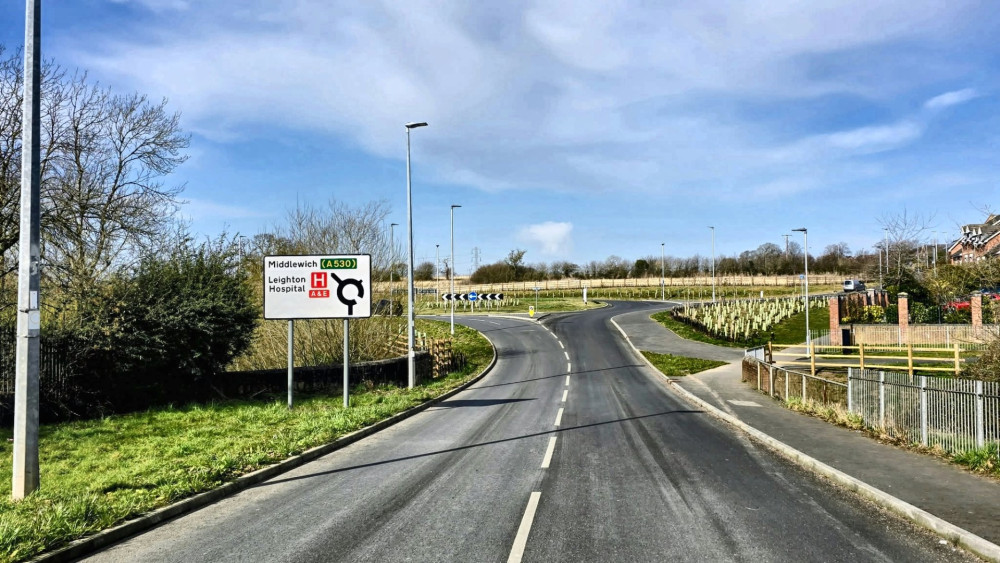 On 2 October, a vehicle ended up on its side on Minshull New Road, with the driver arrested (Photo: Nub News).