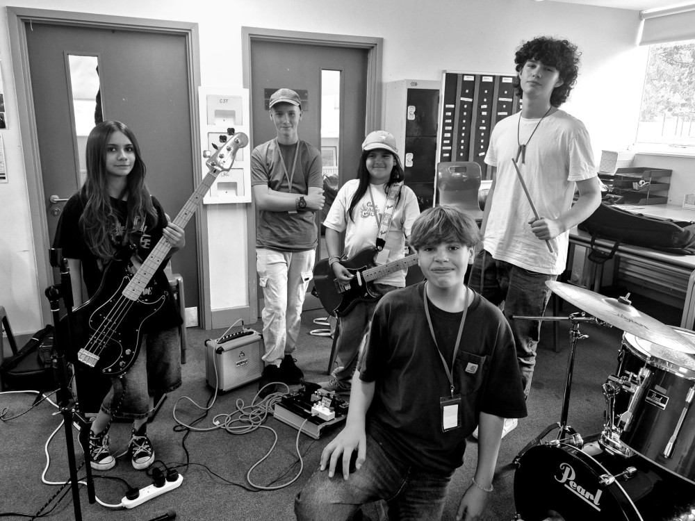 Finn End of The Wedge is a band formed at Richmond Music Trust’s BandIt initiative (Image supplied)