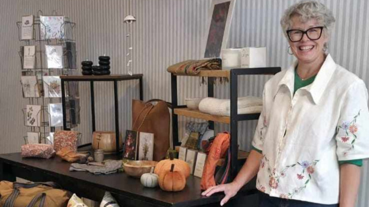 Helen Pearson is preparing to open the doors to her new shop, The Handkerchief Tree (Credit: Supplied)