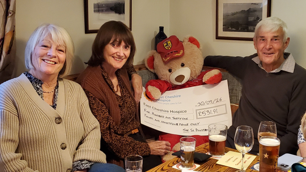 The Langley community came together recently to celebrate a successful summer of fundraising for East Cheshire Hospice (Credit: Supplied)