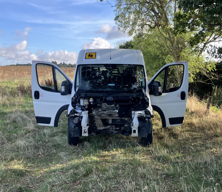 Voluntary Action Rutland has launched a fundraiser after the theft and destruction of two minibuses (Photo: VAR)