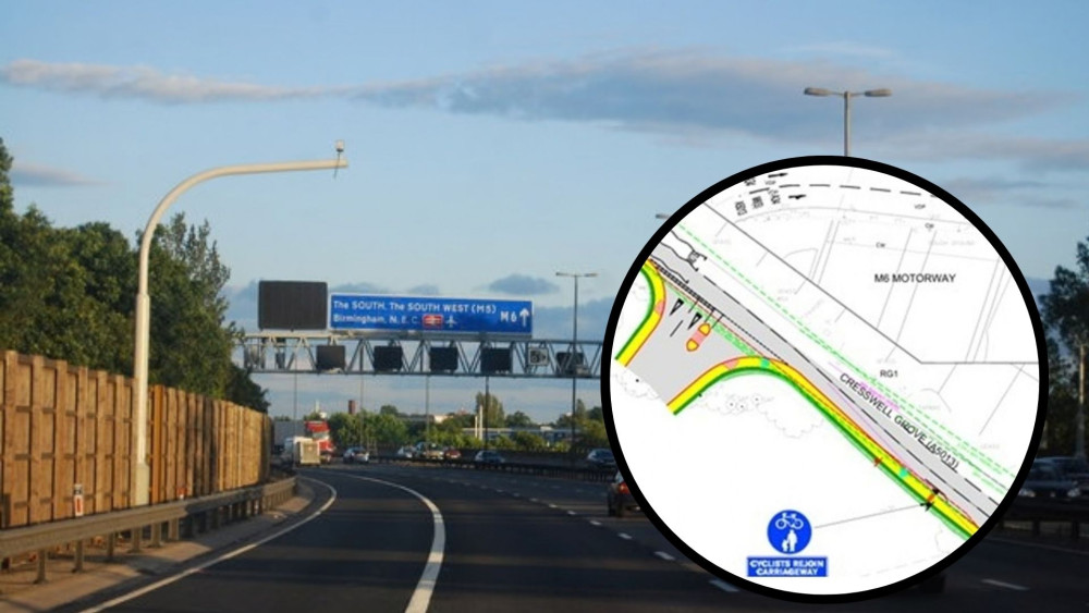 The work began almost 40 weeks ago (images via Staffordshire County Council and N Chadwick on Geograph)