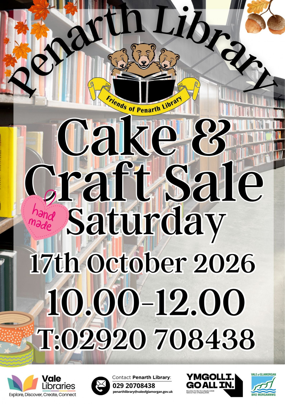Friends of Penarth Library Cake and Craft Sale