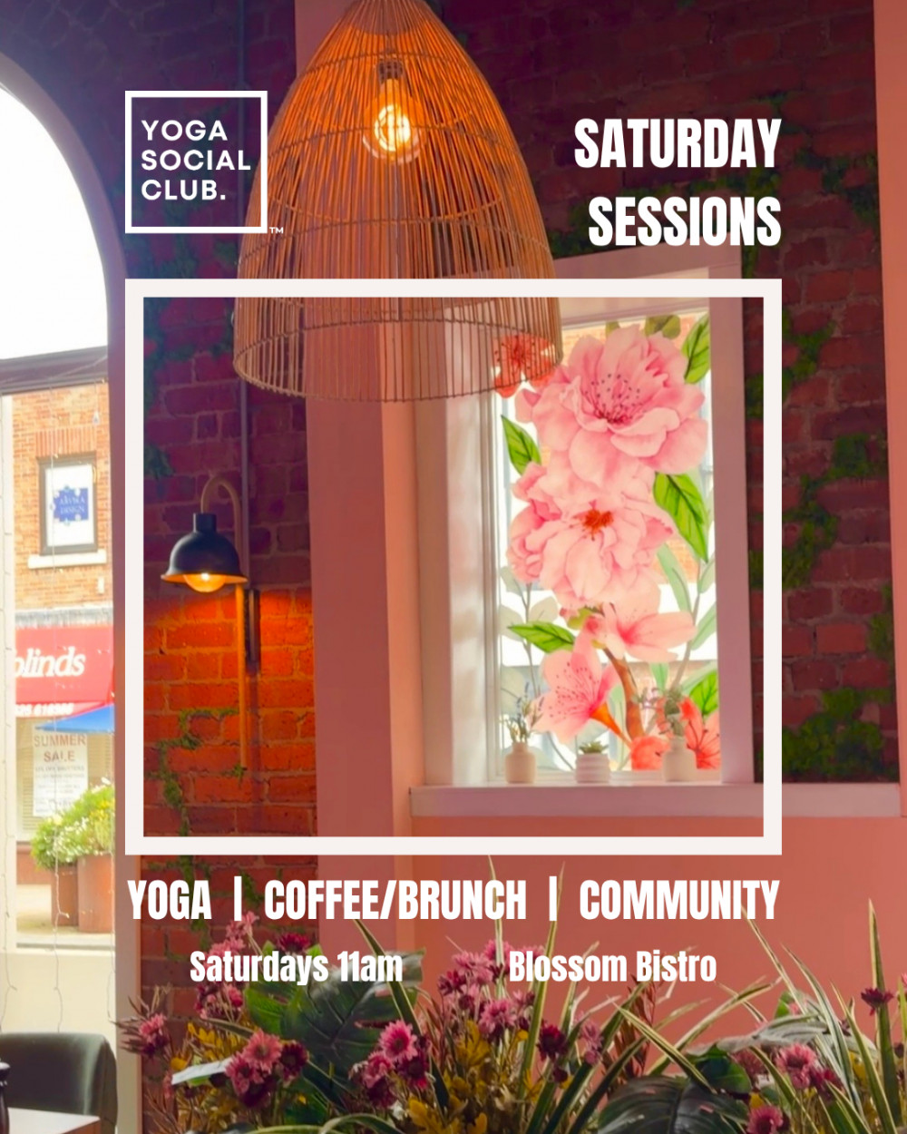 Saturday Morning Yoga & Social at Blossom Bistro