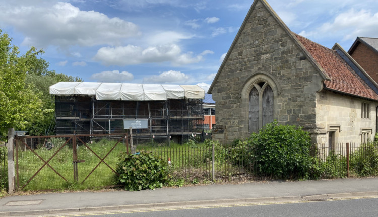 The 13th century leper hospital has been derelict for 50 years (image by Nub News)