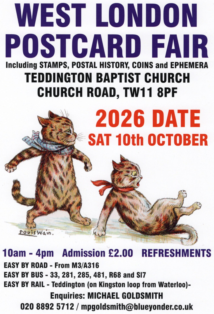 TEDDINGTON POSTCARD FAIR