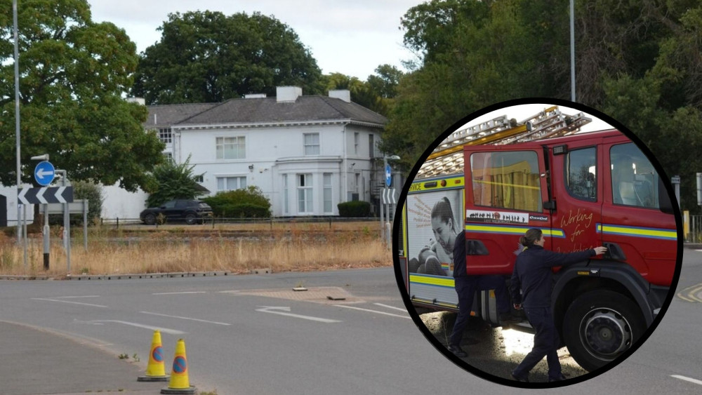 Nobody was injured (images via Rod Grealish on Geograph and Warwickshire County Council)
