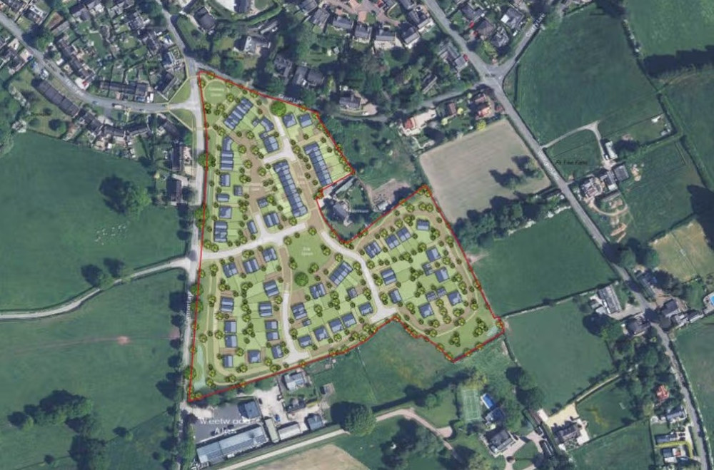 The proposed location of the new estate (Image: Escape Urbanists - planning documents)