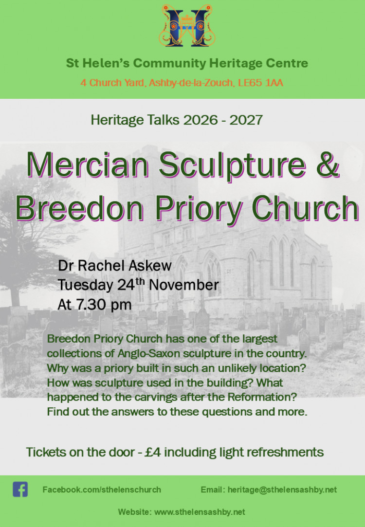 Heritage Talk - Mercian Sculpture and Breedon Priory Church