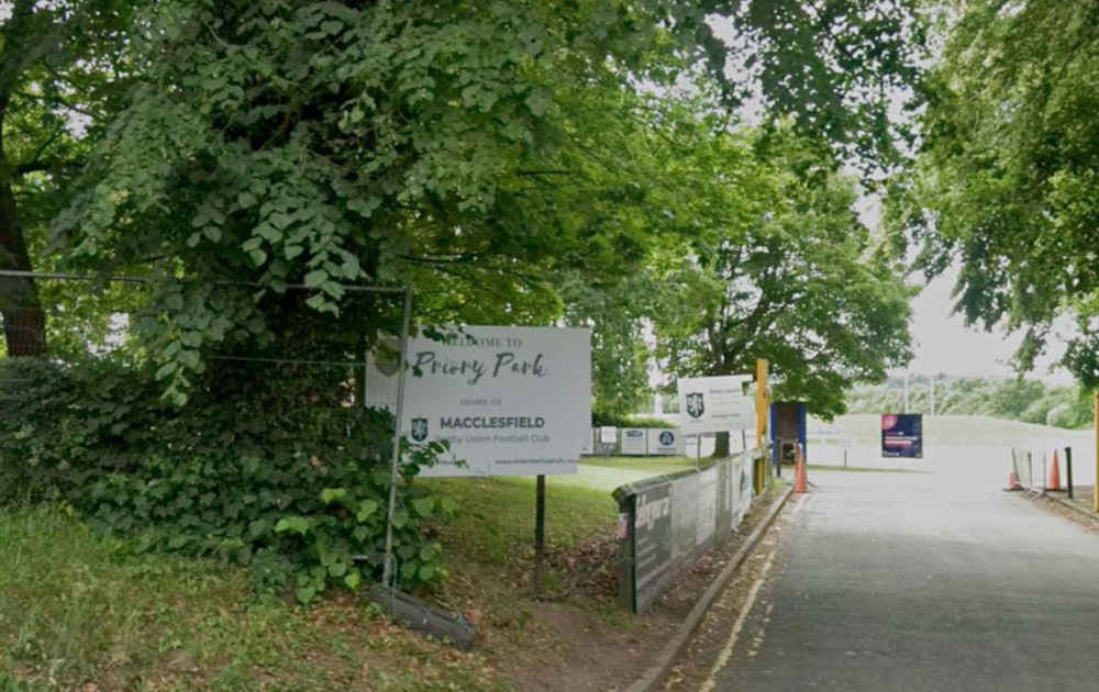 Plans have been submitted for a major upgrade of Macclesfield Rugby Union Club (Credit: Google Maps)