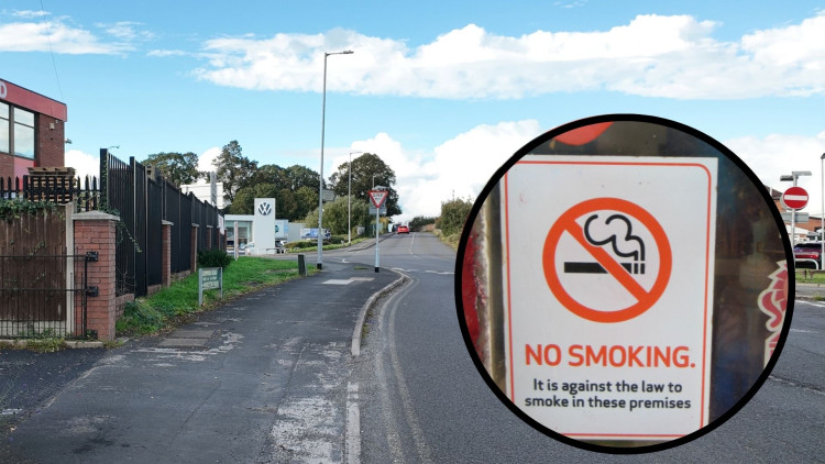 October is anti-smoking month meaning people across the country will attempt to give up smoking (images via Livia Gregor and Pauline E on Geograph)