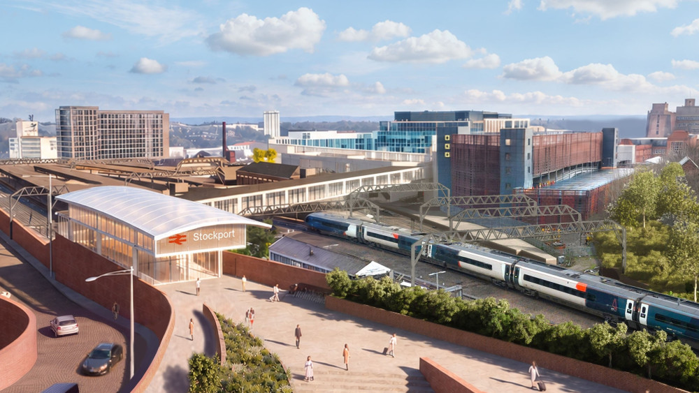 What Stockport railway station could look like under new transformation plans (Image - Stockport Council)