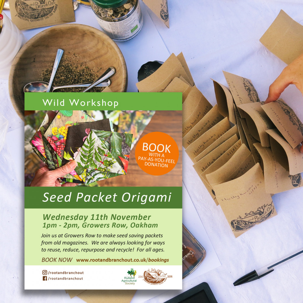 Seed Packet Origami Workshop