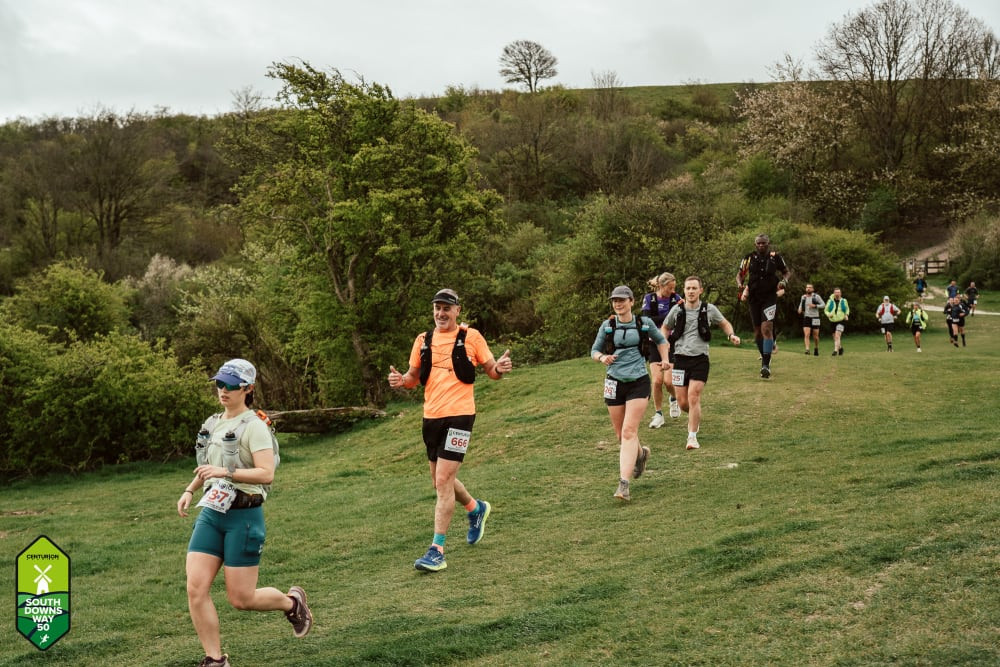 Plumbing Directors Robbie and Gavin tackled the South Downs Way 100-mile race in June to raise money for Teddington-based charity Ruils (Image supplied)