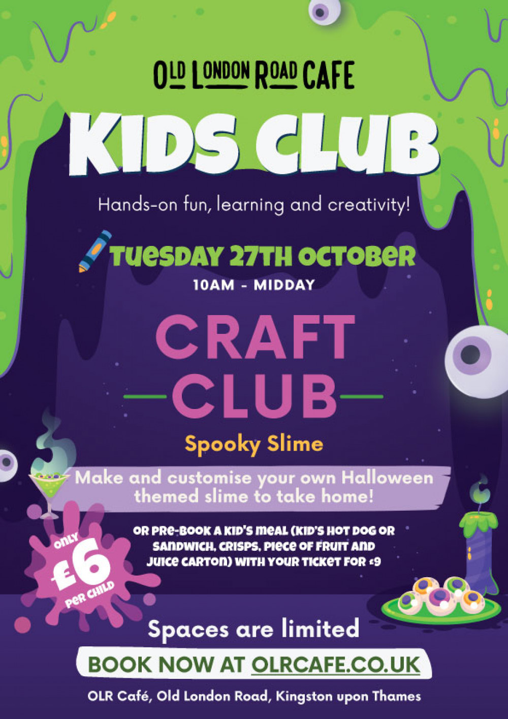 Kids Craft Club – Spooky Slime!