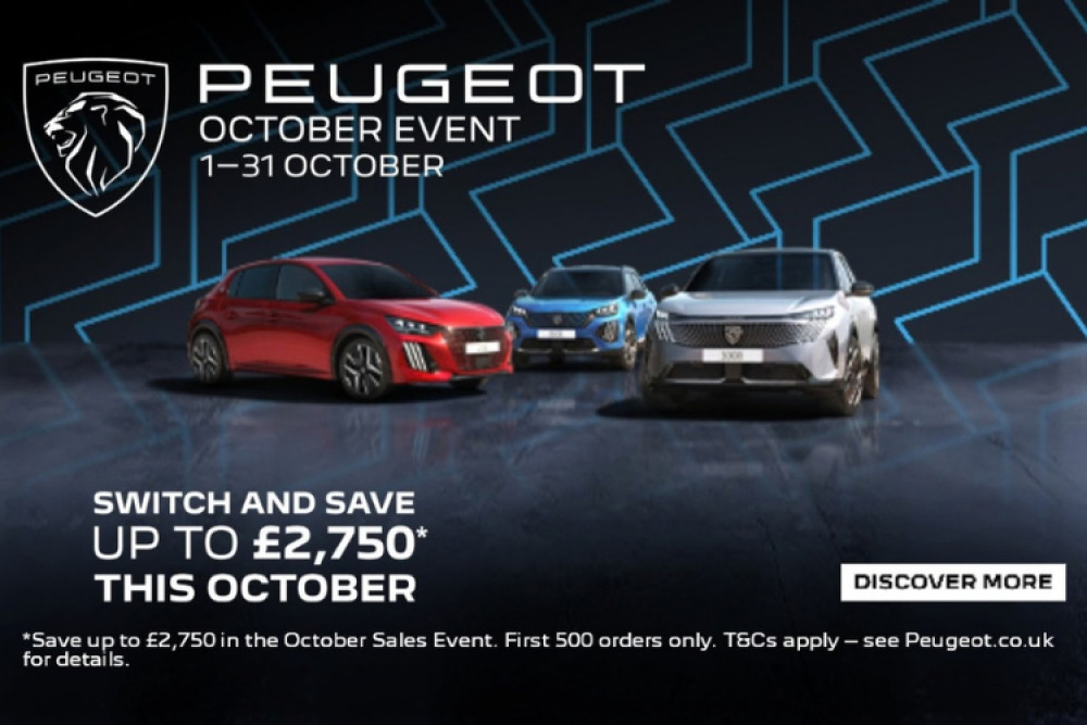 The PEUGEOT Switch & Save event is giving local motorists the opportunity to explore the latest PEUGEOT range