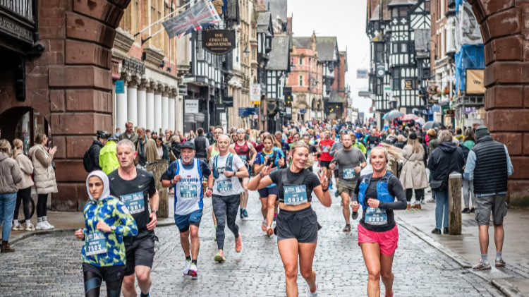 Thousands of runners and spectators will head to Chester this Sunday (Image: MBNA Chester Marathon)