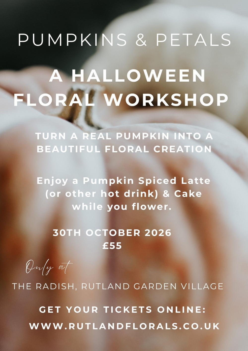 Pumpkin & Petals: A Halloween Flower Workshop