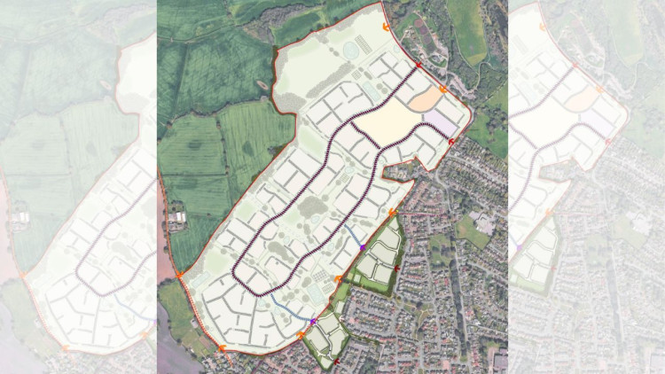 Manor View consultation site plan. (Image: Hallam Land) 