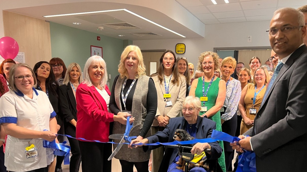 'Having everything in one place is amazing and makes such a difference for patients' says service user Celia Jarret (image via UHNM)