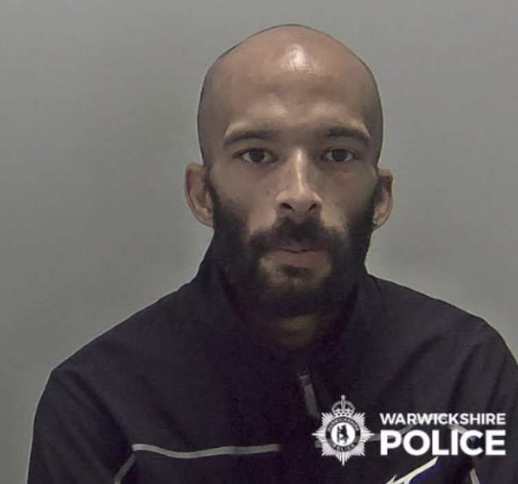 John Williams, 36, jailed for 15 thefts in Warwickshire after stealing £1,500 worth of items (image via Warwickshire Police)