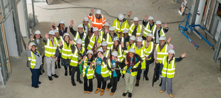 Partners and young people celebrated the milestone.