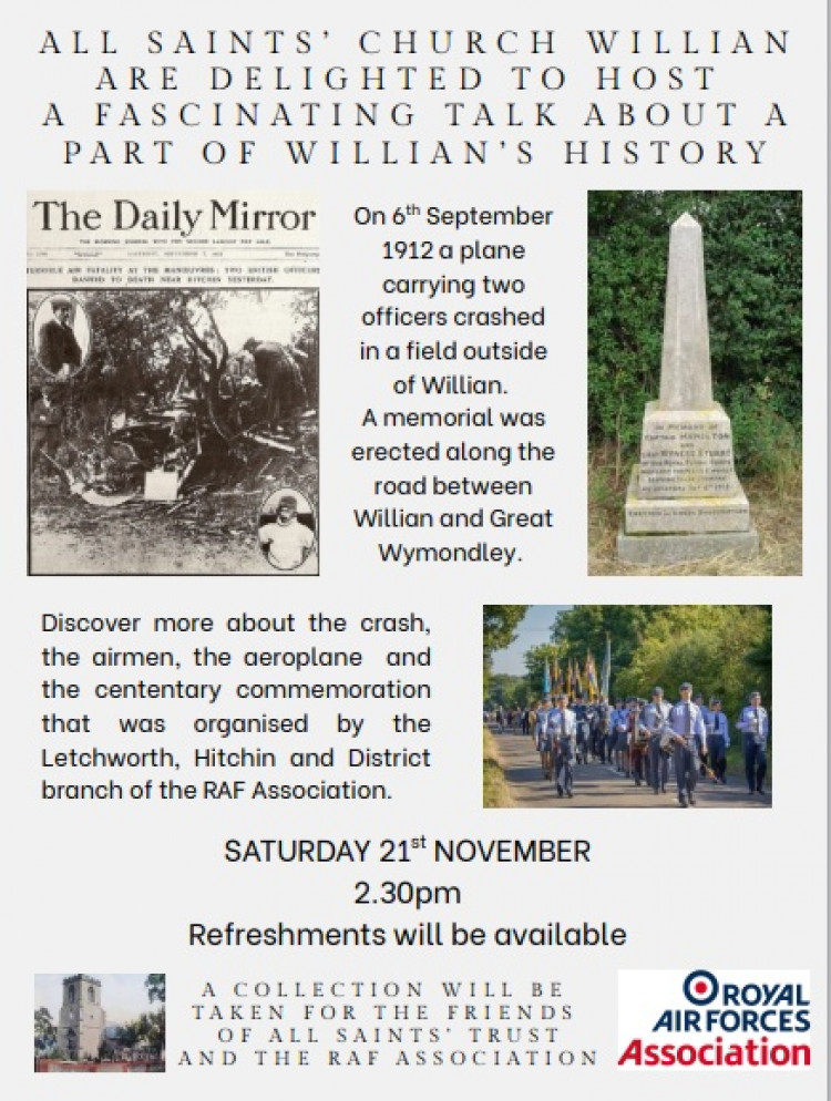 Willian Air Crash Memorial Talk