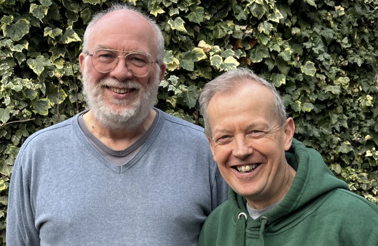 Councillor John Knight with Green Party campaigner, Nigel Hennerley (Credit: Supplied)