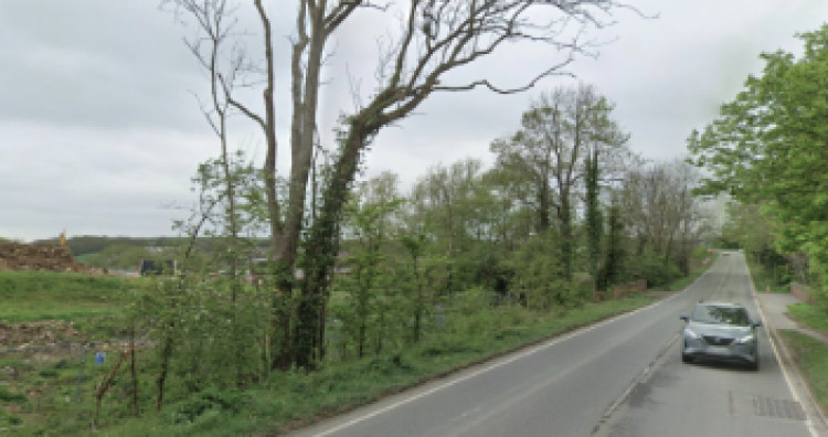 The A425 Leamington Road near Southam will be closed 24/7 for HS2 works from Monday, 9 November to Sunday, 6 December 2026 (image via Google Maps)