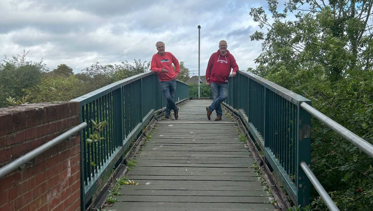 The footpath at Scar Bank will close on Monday 26 October (image via Cllr Simon Pargeter / Facebook)