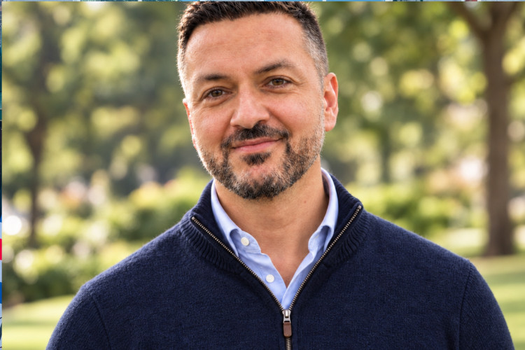 Matisse Ghaddaf, founder of Outgrew is seeking Kingston schools to join his uniform recycling initiative (Image supplied)