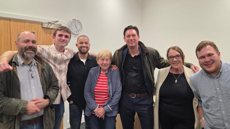 Andrew Fox-Hewitt secured 431 votes (image via Newcastle-under-Lyme Labour Party)