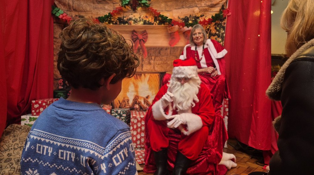 Father Christmas will be visiting Macclesfield's Silk Museum this winter (Credit: Silk Museum)