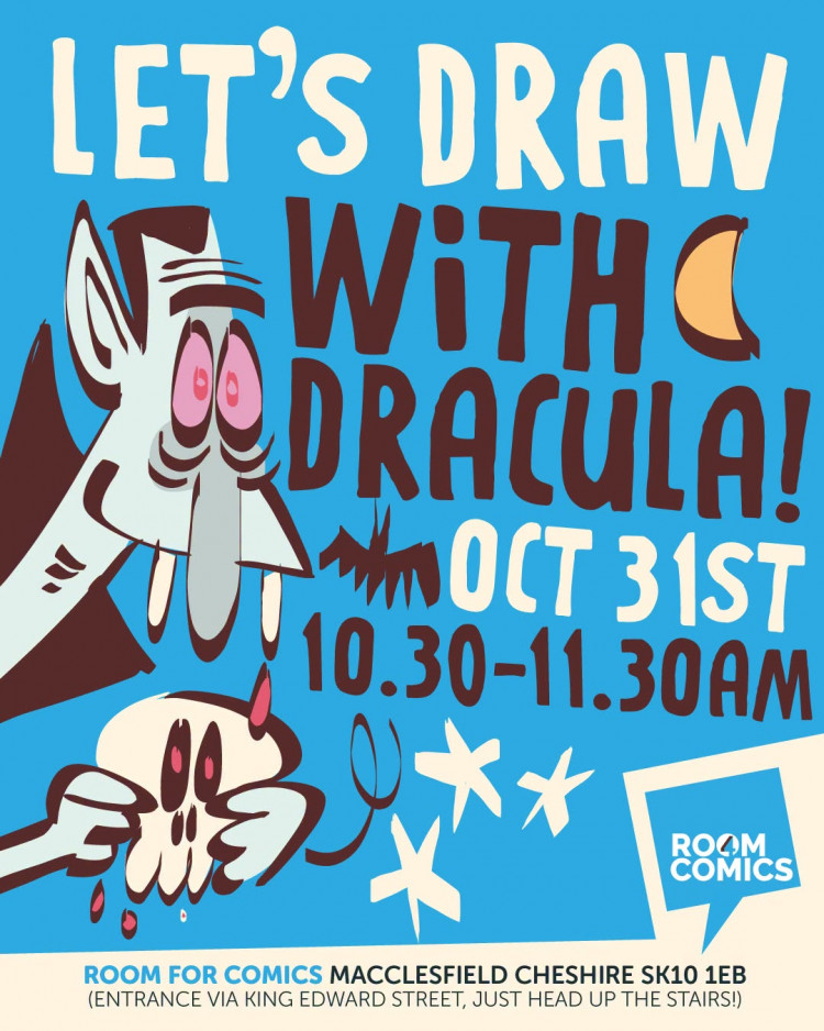 LET’S DRAW! With DRACULA! Cartoon Art Club