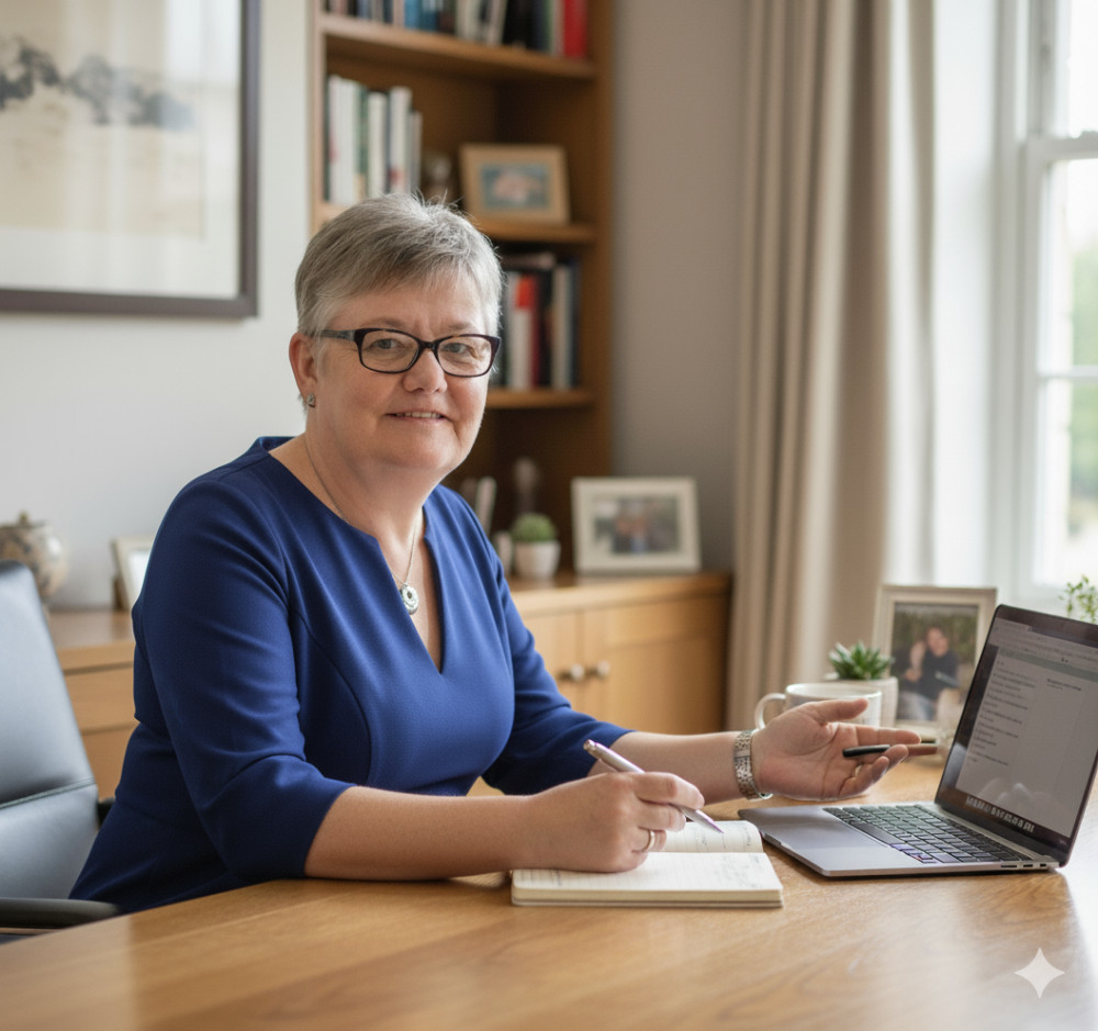  Lesley Shipley, 63, is getting ready to conduct a service for her daughter's wedding next year. (Photo: Lesley Shipley)