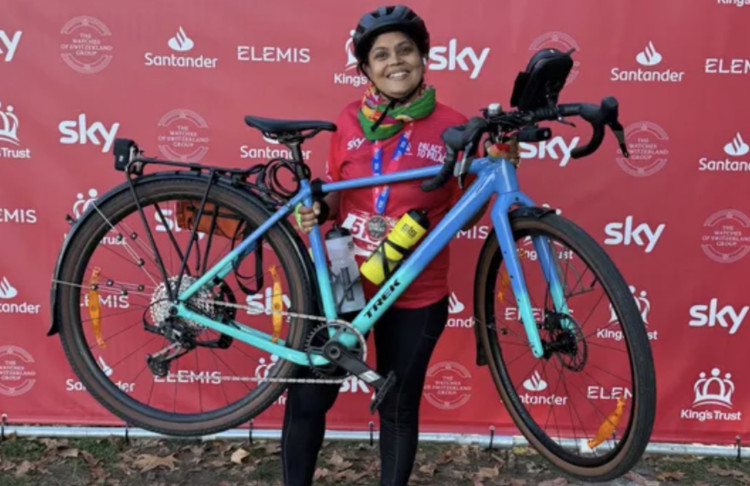 Dr Anshoo Dhelaria, a paediatric consultant at Lister Hospital in Stevenage, has completed several long-distance bike rides in support of the Children’s Big Build appeal.