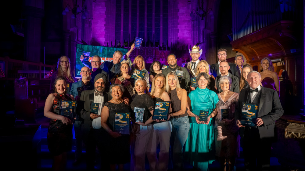 170 guests gathered at St Giles Church to crown the winners (image via Through a Lens Photography)