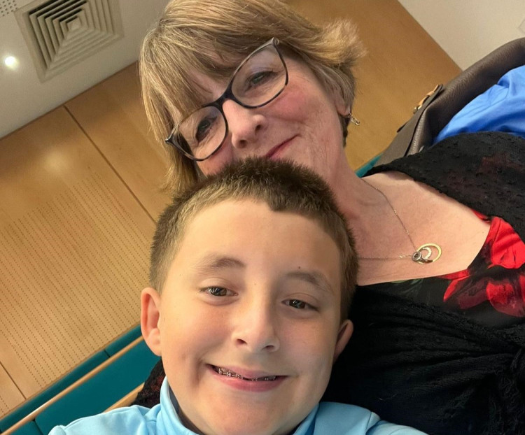 Jill and her grandson