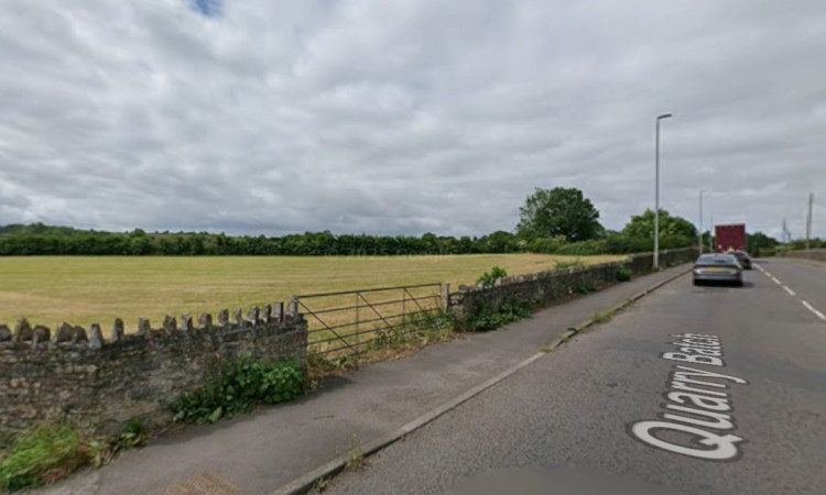 Bloor Homes South West wants to build on two agricultural fields south of Quarry Batch, between the main road and Brooks Road