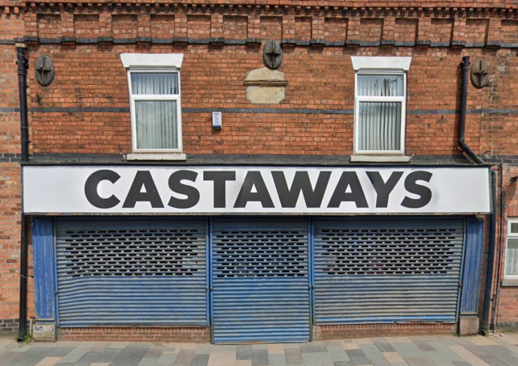 The former Castaways shop on West Street in Crewe (Credit: Google)
