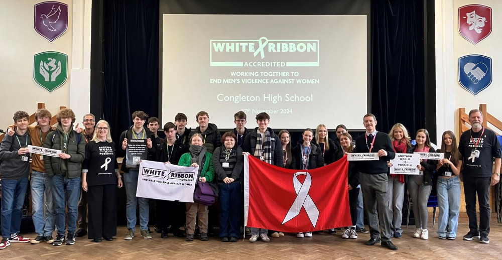 Congleton Town Council’s White Ribbon Group is inviting the community to attend its free White Ribbon Conference in November (Credit: CTC)
