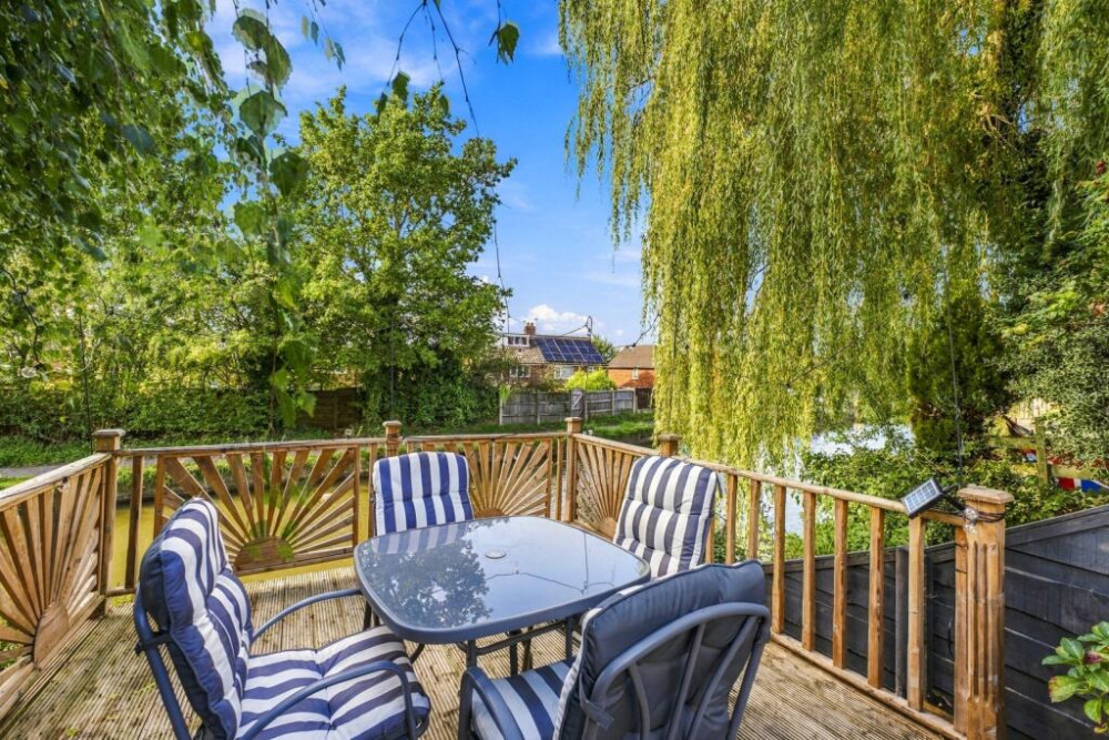 Our friends and sponsors at Julian Wadden present this 'rare' opportunity to buy this lovely three-bedroom link-detached canalside home in Marple (Image - Julian Wadden)